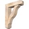 Ekena Millwork Funston Craftsman Smooth Bracket w/ Offset Brace, Douglas Fir, 7 1/2"W x 30"D x 36"H BKT0806X30X36FST04SDF - alternate 1